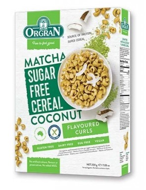 Orgran Matcha e Cocco Cereali Senza Zucchero